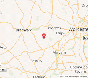 Map of Suckley, EnglandEngland