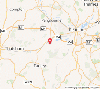 Map of Sulhamstead, EnglandEngland