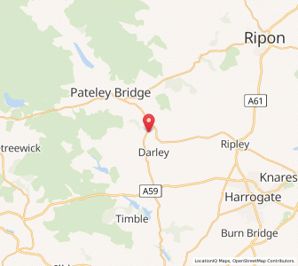 Map of Summer Bridge, EnglandEngland
