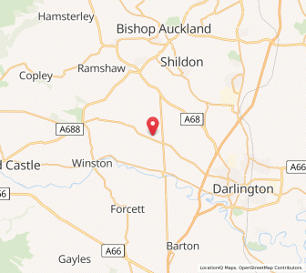 Map of Summerhouse, EnglandEngland
