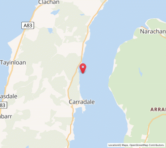 Map of Sunadale, ScotlandScotland