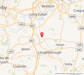 Map of Sutton Bonington, EnglandEngland