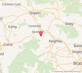 Map of Sutton-in-Craven, EnglandEngland