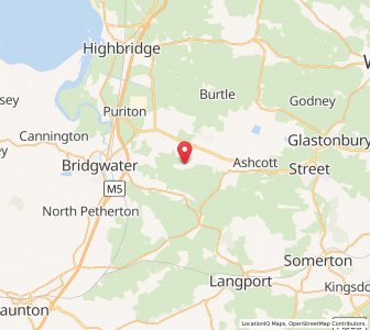Map of Sutton Mallet, EnglandEngland