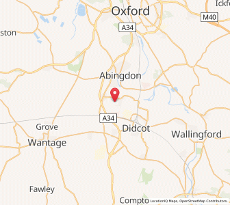 Map of Sutton Wick, EnglandEngland