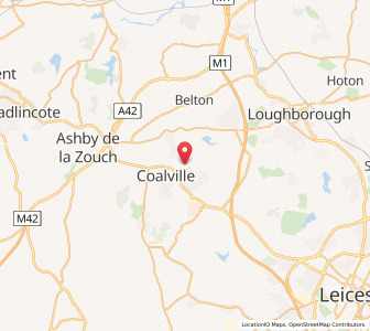 Map of Swannington, EnglandEngland