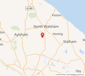 Map of Swanton Abbot, EnglandEngland