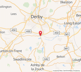 Map of Swarkestone, EnglandEngland