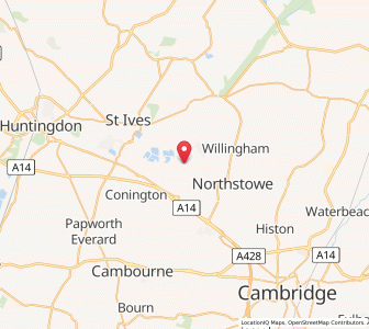 Map of Swavesey, EnglandEngland