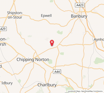 Map of Swerford, EnglandEngland