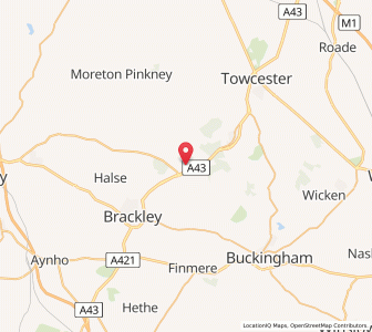 Map of Syresham, EnglandEngland