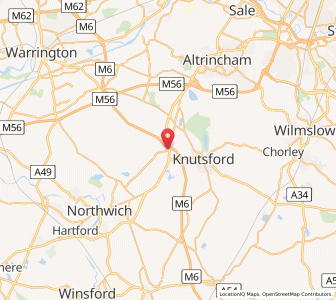 Map of Tabley, EnglandEngland
