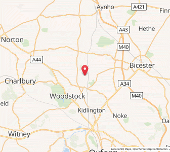 Map of Tackley, EnglandEngland
