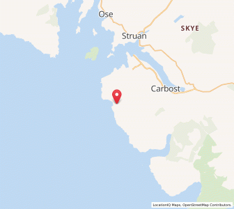 Map of Talisker, ScotlandScotland