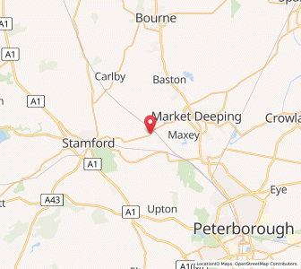 Map of Tallington, EnglandEngland