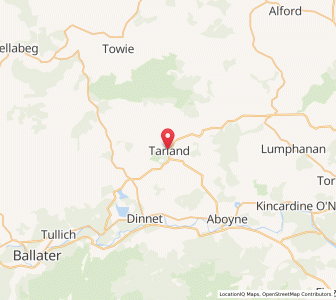 Map of Tarland, ScotlandScotland