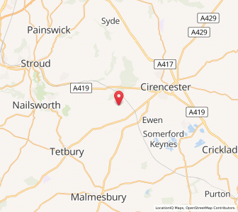 Map of Tarlton, EnglandEngland