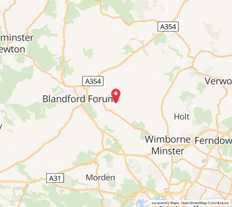 Map of Tarrant Rushton, EnglandEngland