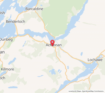 Map of Taynuilt, ScotlandScotland