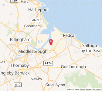 Map of Teesport, EnglandEngland