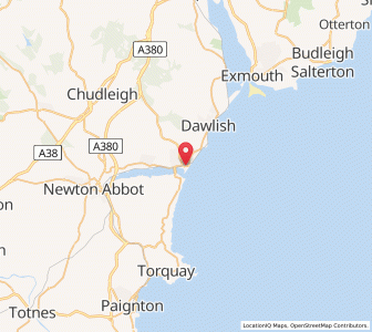 Map of Teignmouth, EnglandEngland