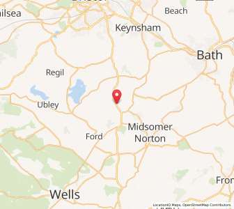 Map of Temple Cloud, EnglandEngland