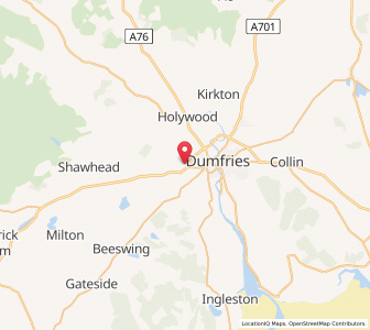 Map of Terreglestown, ScotlandScotland