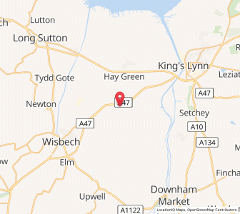 Map of Terrington Saint John, EnglandEngland