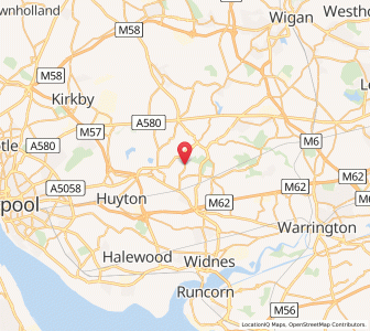 Map of Thatto Heath, EnglandEngland