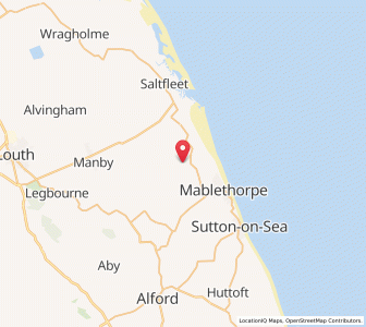 Map of Theddlethorpe All Saints, EnglandEngland