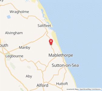 Map of Theddlethorpe Saint Helen, EnglandEngland