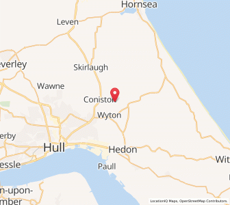 Map of Thirtleby, EnglandEngland