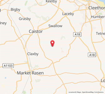 Map of Thoresway, EnglandEngland