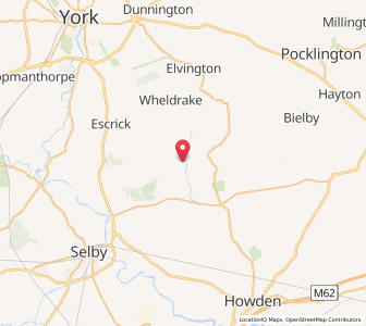 Map of Thorganby, EnglandEngland