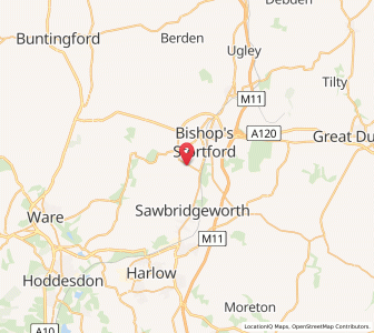 Map of Thorley, EnglandEngland