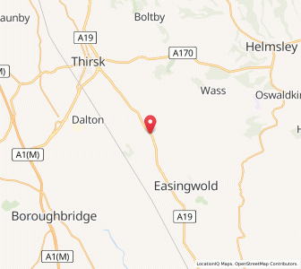 Map of Thormanby, EnglandEngland