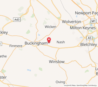 Map of Thornborough, EnglandEngland