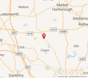 Map of Thornby, EnglandEngland