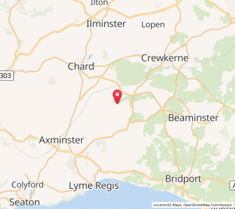 Map of Thorncombe, EnglandEngland