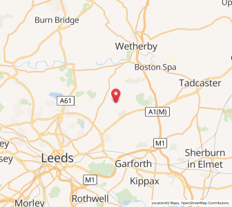 Map of Thorner, EnglandEngland