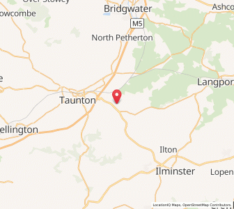 Map of Thornfalcon, EnglandEngland