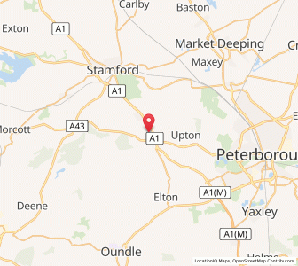 Map of Thornhaugh, EnglandEngland