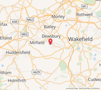 Map of Thornhill, EnglandEngland