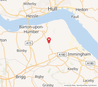 Map of Thornton Curtis, EnglandEngland