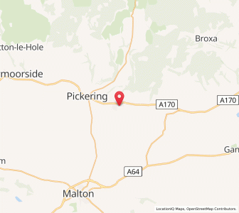 Map of Thornton Dale, EnglandEngland