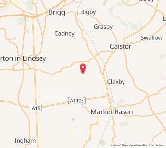 Map of Thornton le Moor, EnglandEngland