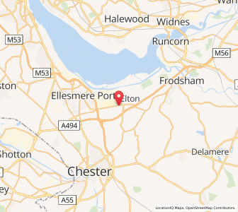 Map of Thornton le Moors, EnglandEngland