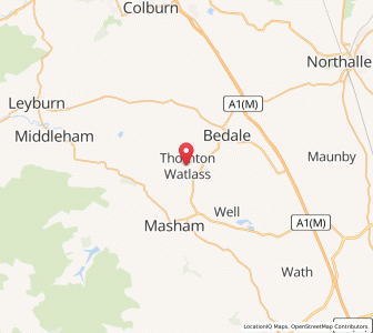 Map of Thornton Watlass, EnglandEngland