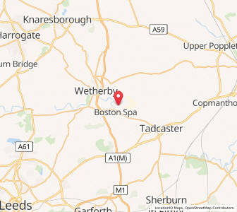 Map of Thorp Arch, EnglandEngland