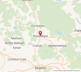 Map of Threshfield, EnglandEngland